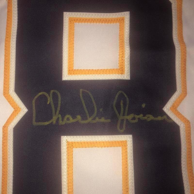 CHARLIE JOINER CHARGERS WHITE#18 SIGNED AUTOGRAPHED XL CUSTOM JERSEY JSA 