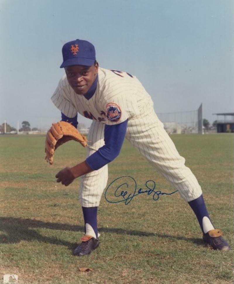 AL JACKSON NEW YORK METS SIGNED AUTOGRAPHED 8X10 PHOTO W/ COA