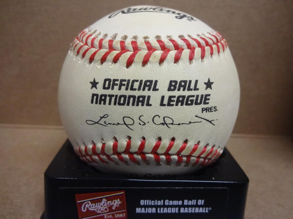 ALEX ESCOBAR METS/NATIONALS SIGNED N.L. BASEBALL W/COA