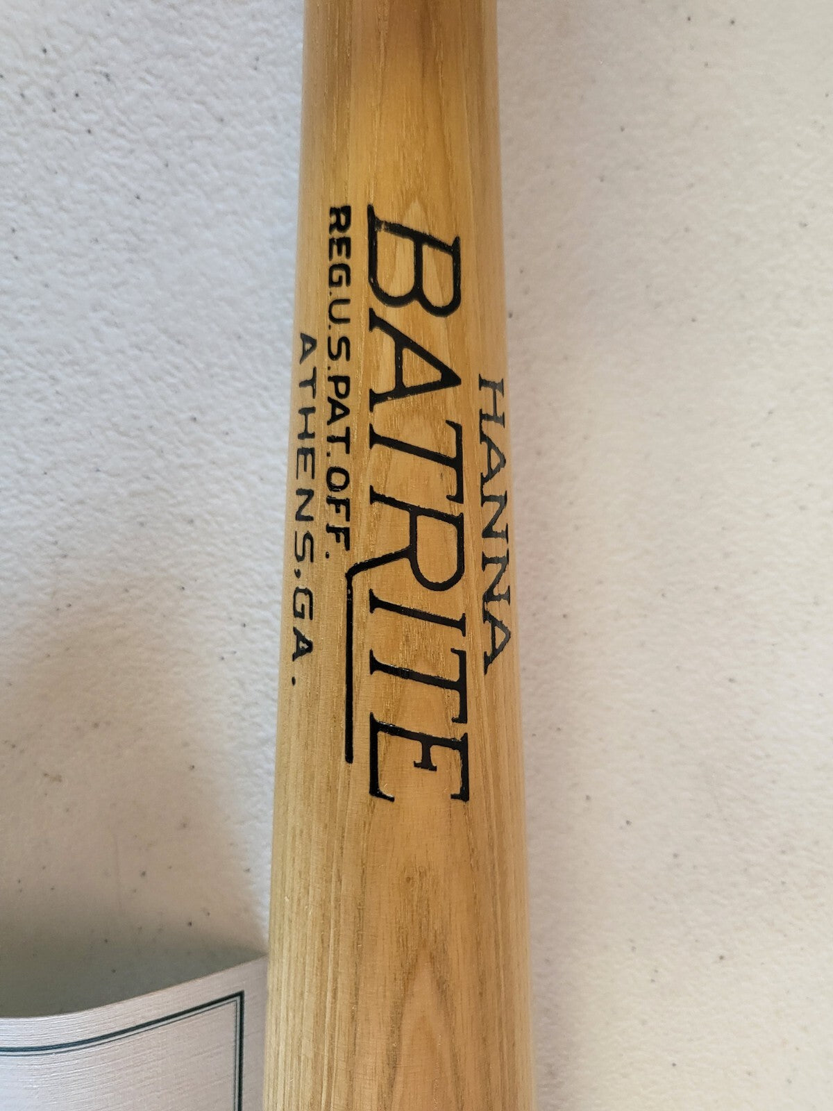 CARL YASTRZEMSKI RED SOX YAZ STYLE HANNA BATRITE SIGNED BAT FIELD OF DREAMS COA