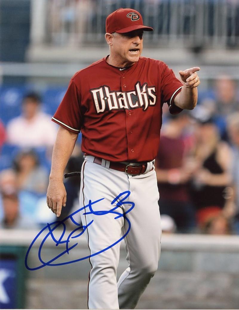 CHIP HALE ARIZONA DIAMONDBACKS MANAGER SIGNED 8X10 PHOTO W/COA
