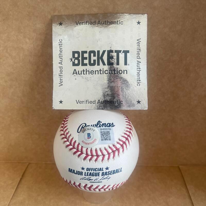 MELVIN MORA ORIOLES/METS SIGNED AUTOGRAPHED M.L. BASEBALL BAS AUTH