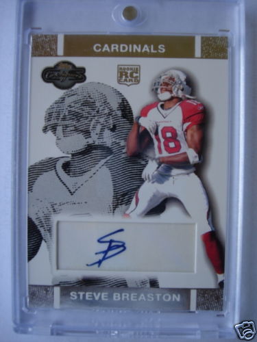 2007 07 TOPPS CO-SIGNERS STEVE BREASTON *RC* AUTO