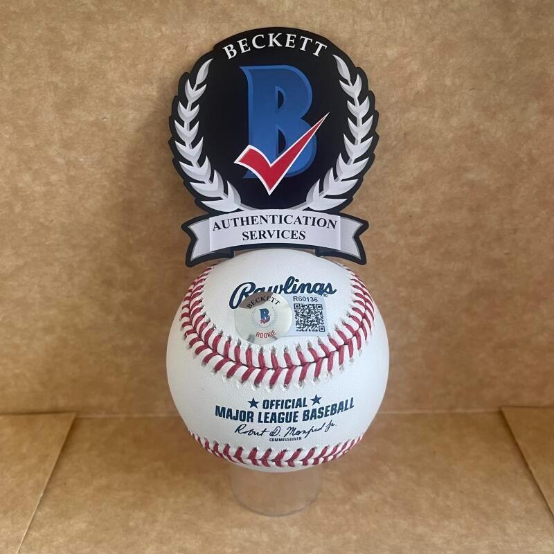 JOEL DIAZ  NY METS SIGNED AUTOGRAPHED M.L. BASEBALL BAS AUTHENTICATED