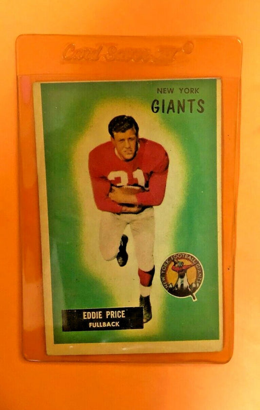 1955 BOWMAN EDDIE PRICE #132 NEW YORK GIANTS
