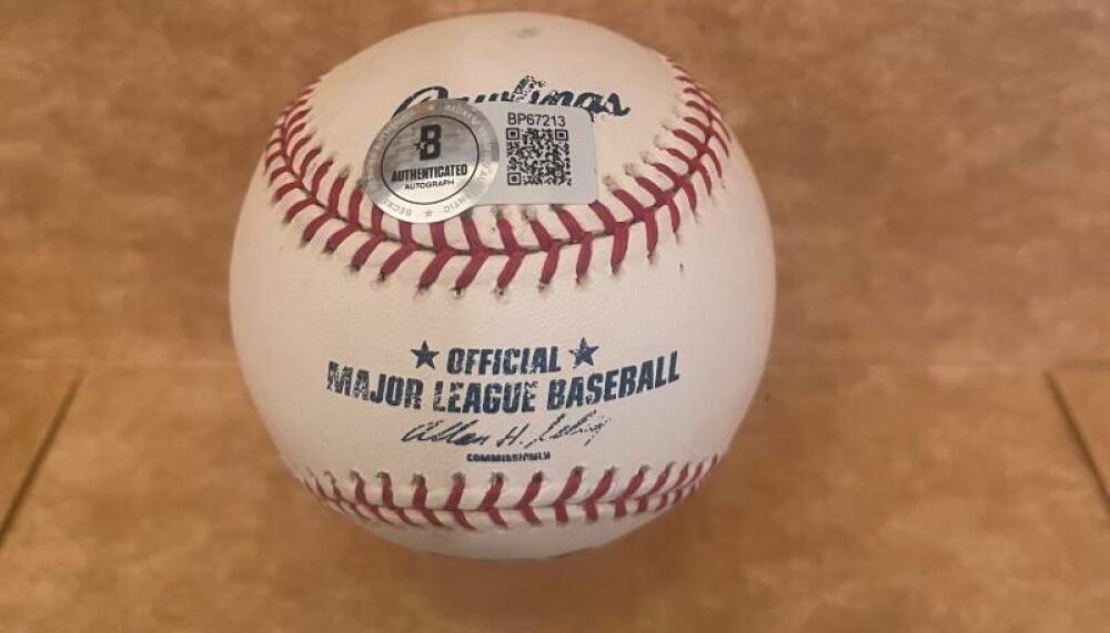 KEN RUDOLPH CUBS/CARDINALS  SIGNED AUTOGRAPHED M.L. BASEBALL BECKETT AUTH