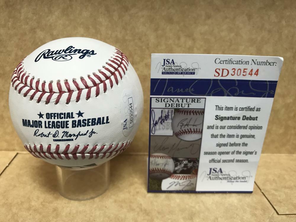 FORREST WHITLEY 1ST ROUND DRAFT PICK SIGNED M.L. BASEBALL JSA SD30544
