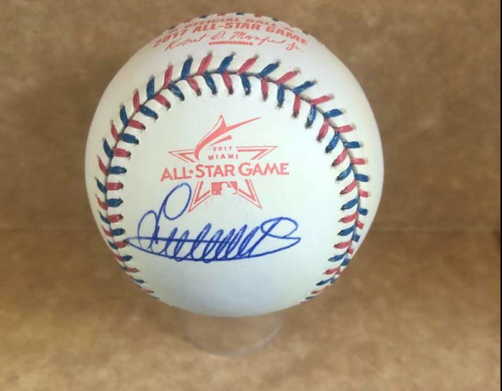 LUIS SEVERINO NEW YORK YANKEES SIGNED 2017 ALL STAR GAME BASEBALL BECKETT X17730