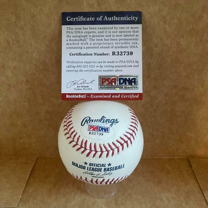 NICK GORDON MINNESOTA TWINS SIGNED AUTOGRAPHED M.L. BASEBALL PSA R32738
