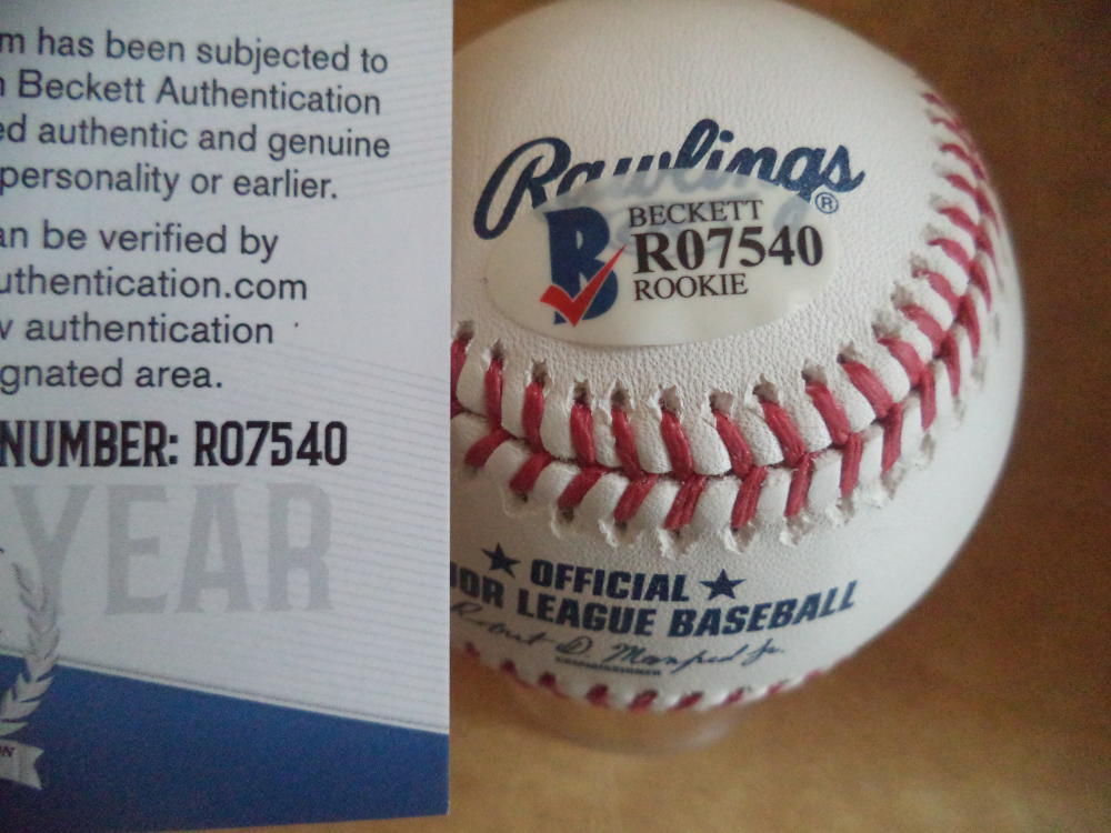 NICK WILLIAMS PHILADELPHIA PHILLIES ROOKIE YEAR SIGNED AUTO BASEBALL BECKETT R07