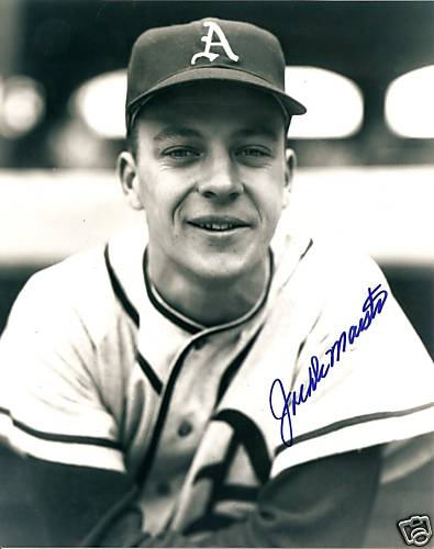 JOE DEMAESTRI  PHILADELPHIA   A'S    SIGNED 8X10