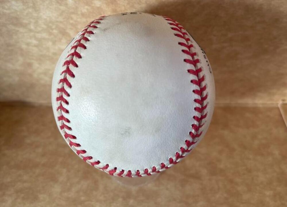 BOB RUSH MILWAUKEE BRAVES  SIGNED AUTOGRAPHED N.L. BASEBALL BECKETT AUTH