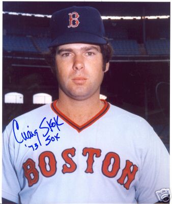 CRAIG  SKOK  BOSTON  RED SOX 73   SIGNED 8X10