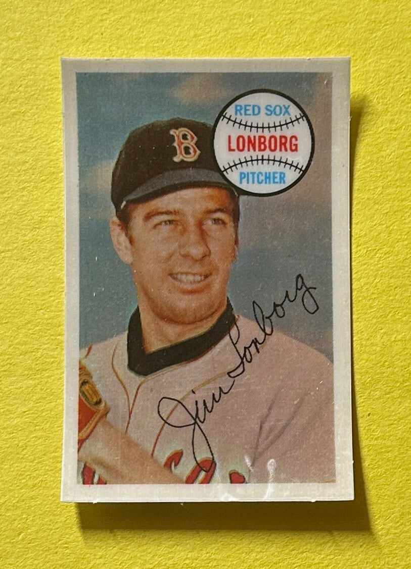 1970 KELLOGG'S 3-D JAMES LONBORG #49 RED SOX