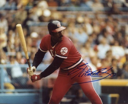 RICO CARTY CLEVELAND INDIANS SIGNED 8X10 PHOTO W/COA