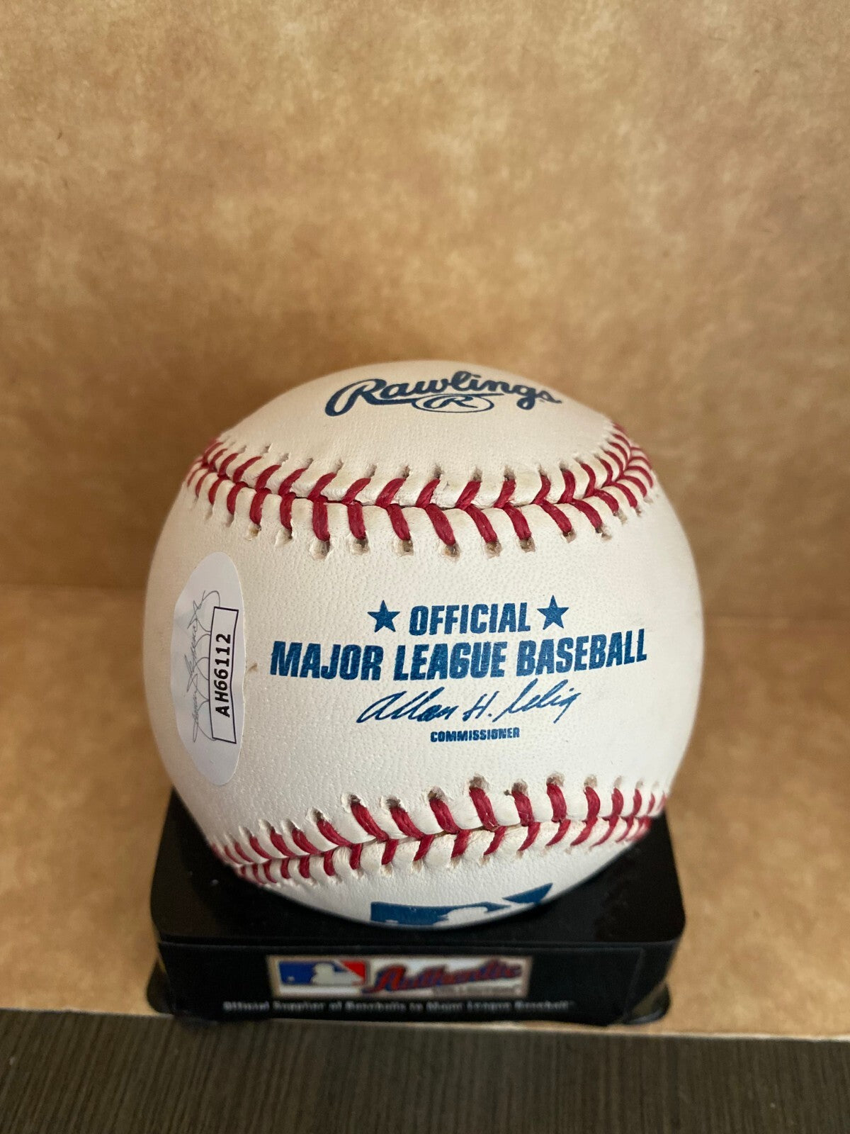 CAL ELDRED BREWERS/CARDINALS SIGNED AUTOGRAPHED M.L. BASEBALL JSA COA