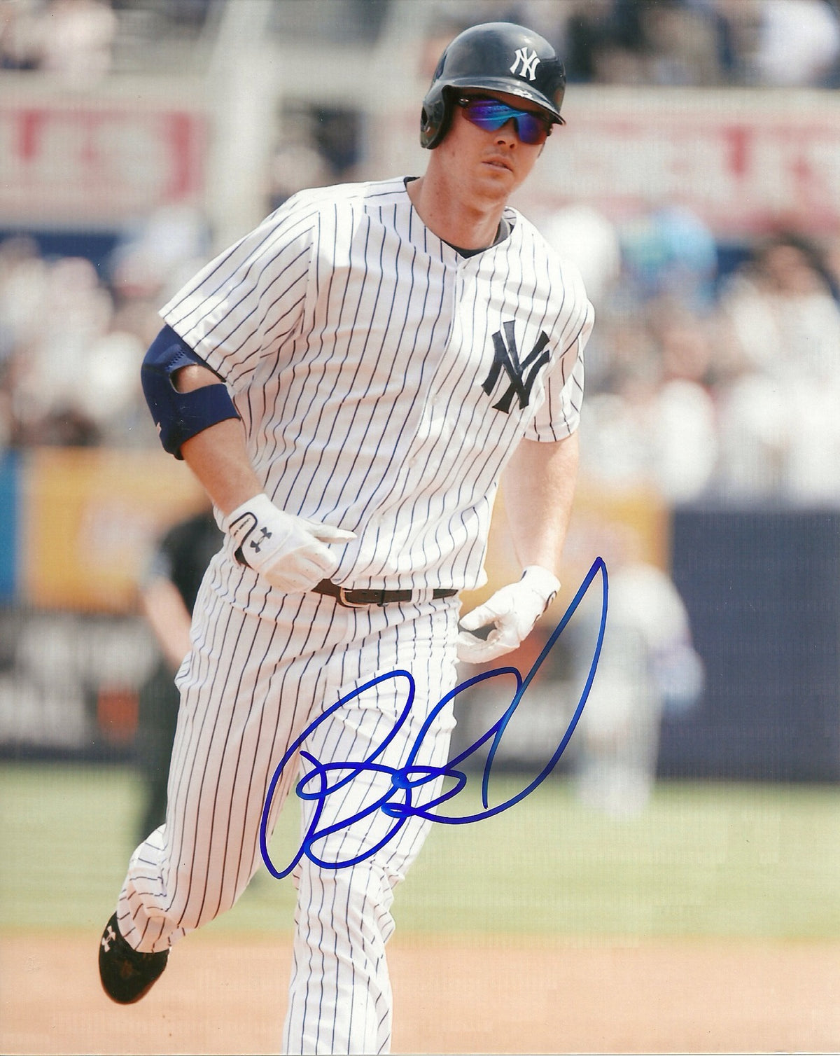 BRENNAN BOESCH NEW YORK YANKEES SIGNED AUTOGRAPHED 8x10 PHOTO W/COA