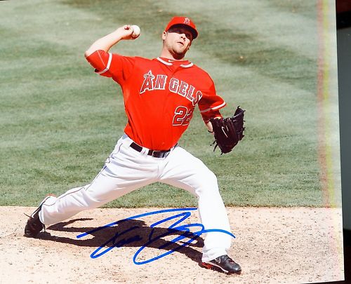 TREVOR BELL     LOS ANGELES   ANGELS  SIGNED 8X10