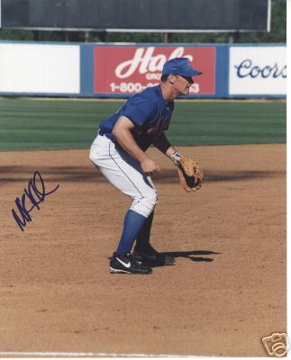 MIKE KINKADE NEW YORK METS SIGNED 8X10 PHOTO W/COA