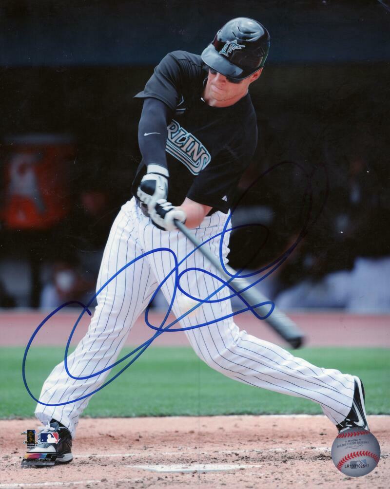 CHRIS COGHLAN FLORIDA MARLINS SIGNED AUTOGRAPHED 8X10 PHOTO W/ COA