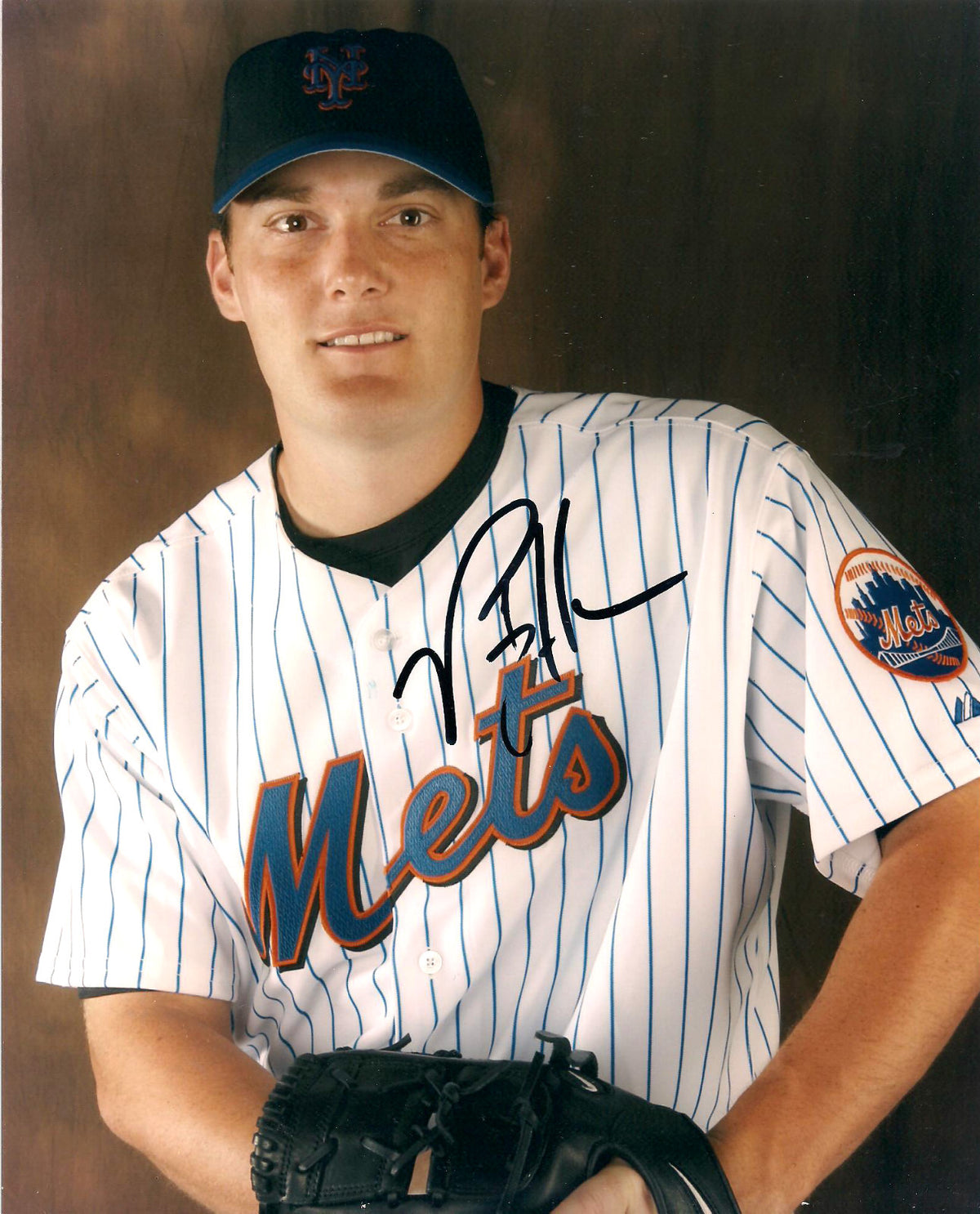 PHILIP HUMBER NEW YORK METS SIGNED AUTOGRAPHED 8X10 PHOTO W/COA
