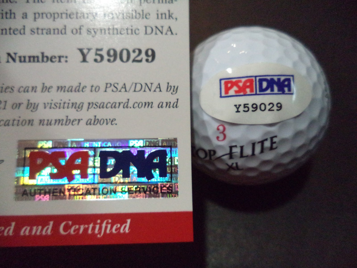 BOB GOALBY MASTERS CHAMP AUTOGRAPHED SIGNED TOP FLITE GOLF BALL PSA/DNA COA A