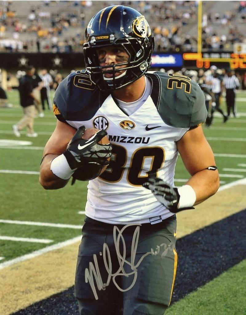 MICHAEL SCHERER MISSOURI SIGNED AUTOGRAPHED 8X10 PHOTO W/COA 