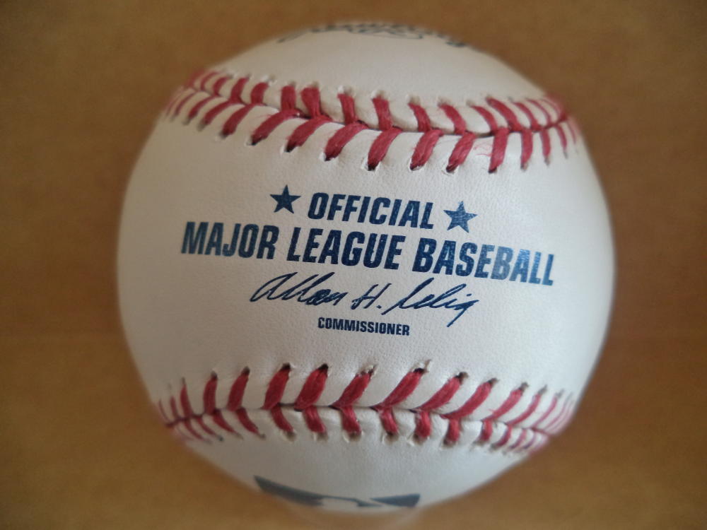 PETER O'BRIEN DIAMONDBACKS/MARLINS SIGNED AUTOGRAPHED M.L. BASEBALL W/COA 