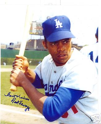 TED SAVAGE LOS ANGELES DODGERS SIGNED 8X10 PHOTO W/COA