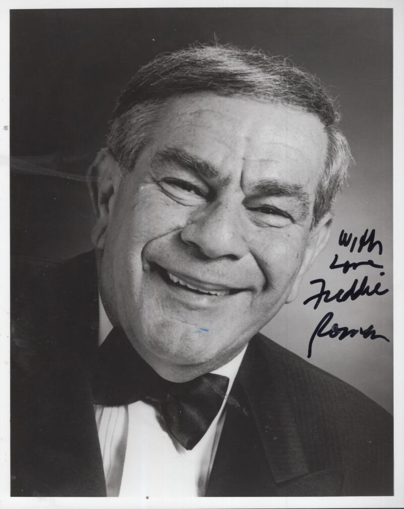 FREDDIE ROMAN ACTOR/COMEDIAN SIGNED AUTOGRAPHED 8X10 PHOTO W/ COA
