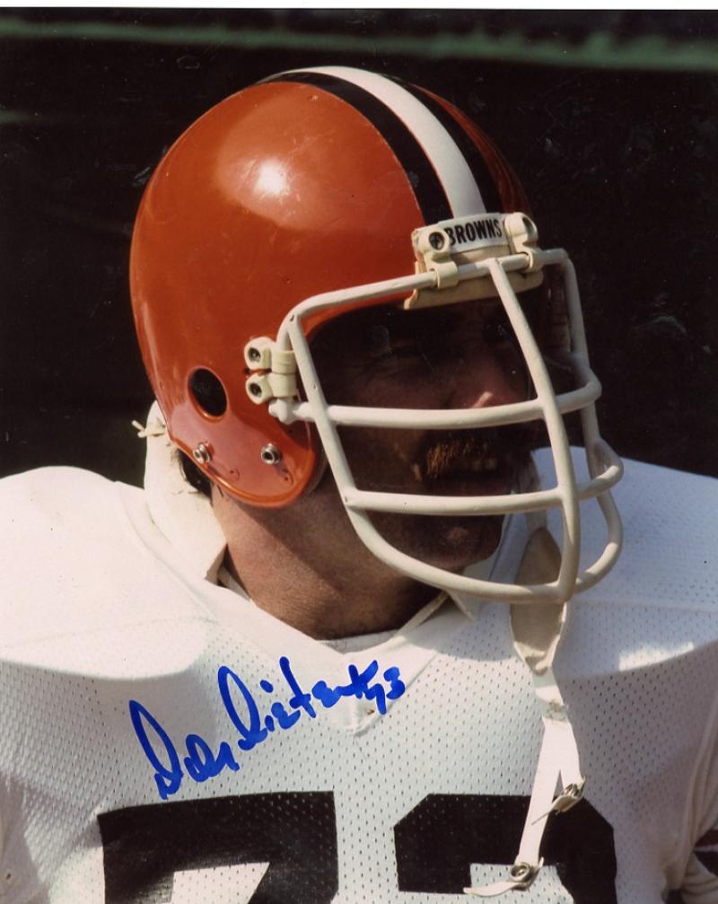 DOUG  DIEKEN  CLEVELAND  BROWNS  SIGNED AUTOGRAPHED 8X10  PHOTO  