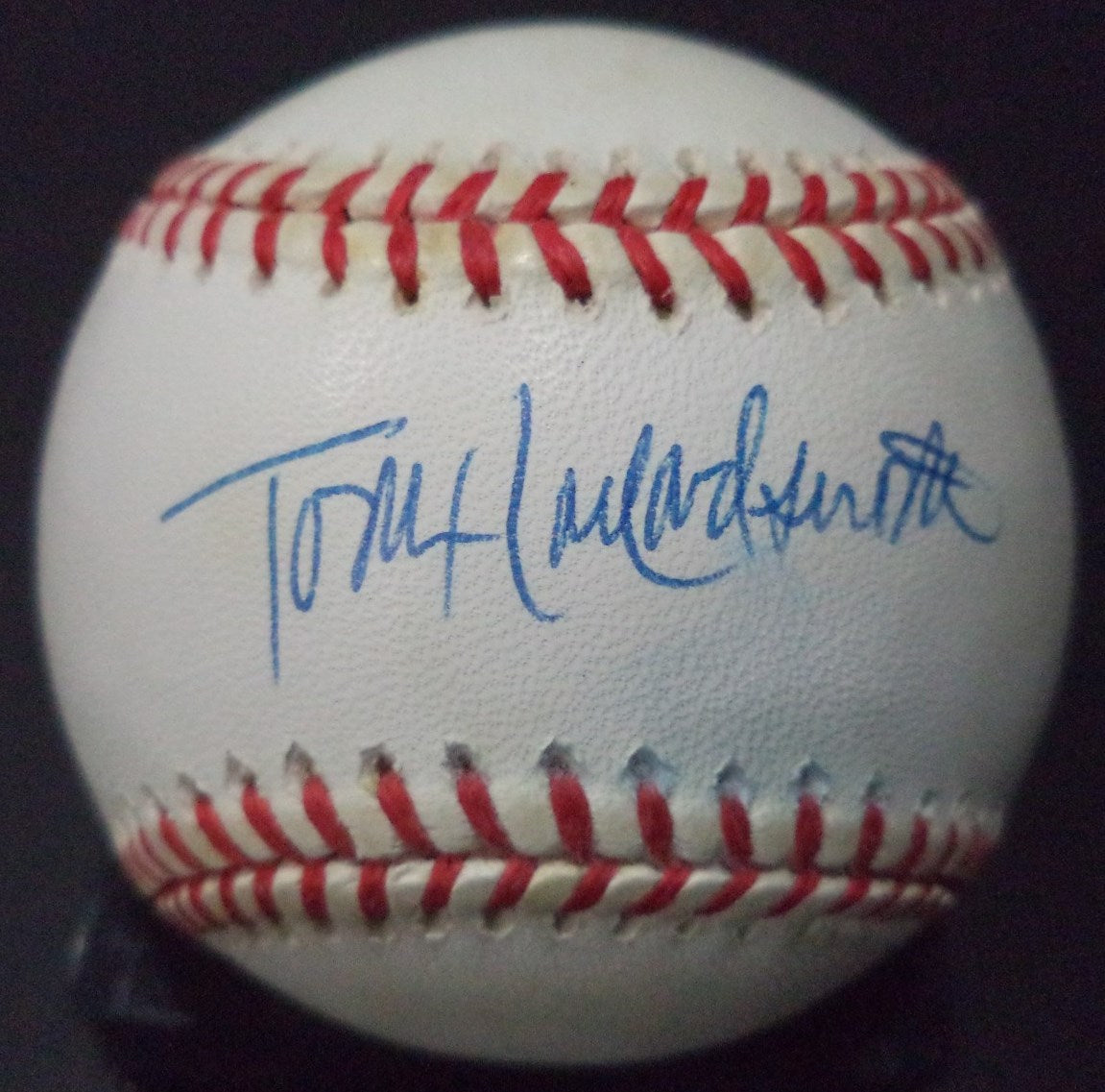 TODD HOLLANDSWORTH LOS ANGELES DODGERS SIGNED AUTOGRAPHED N.L. BASEBALL W/COA