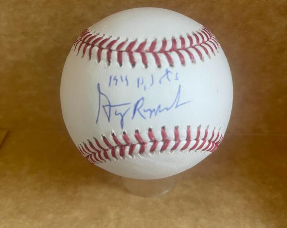 GARY ROGGENBURK 1969 PILOTS SIGNED AUTO M.L. BASEBALL BECKETT AUTH