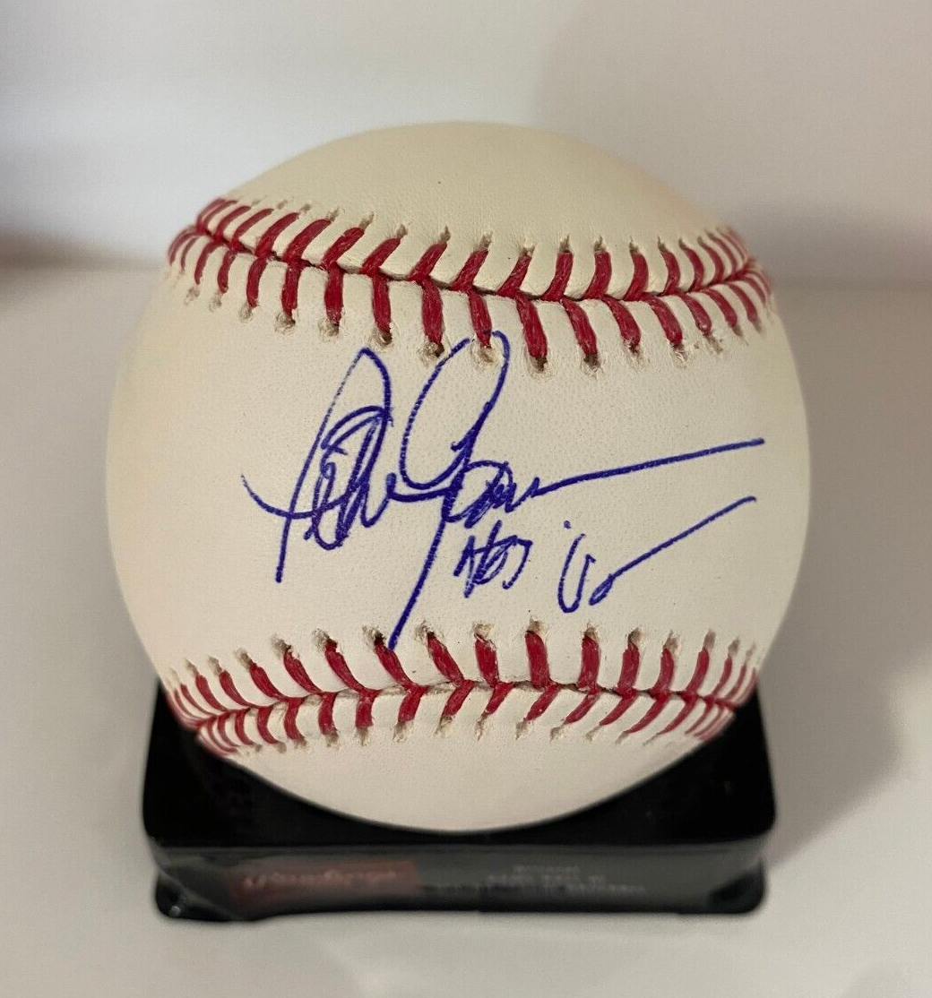 PETER GAMMONS HOF 05 ESPN SIGNED AUTOGRAPHED M.L. BASEBALL BECKETT AUTHENTIC *