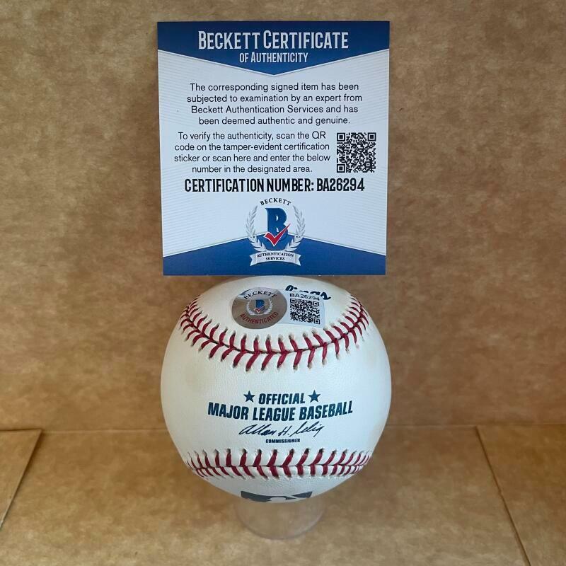 MATT KEMP DODGERS/REDS/ROCKIES SIGNED AUTO M.L. BASEBALL BAS BA26294