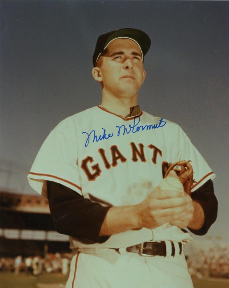 MIKE MCCORMICK SAN FRANCISCO GIANTS SIGNED AUTOGRAPHED 8X10 PHOTO W/COA