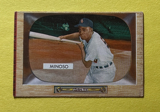 1955 BOWMAN ORESTES MINNIE MINOSO #25 WHITE SOX