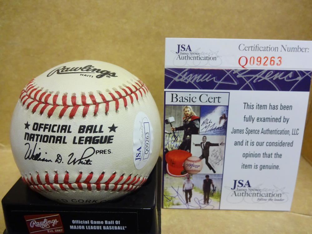 DOLPH CAMILLI BROOKLYN DODGERS SIGNED N.L BASEBALL JSA Q09263