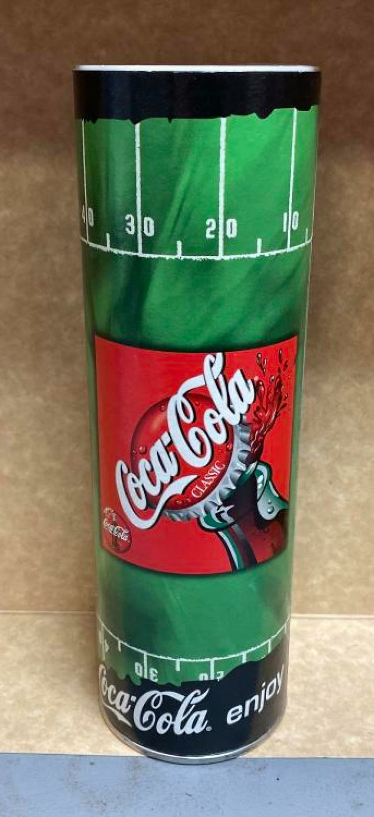 2000 SUPER BOWL COMMEMORATIVE BOTTLE GREAT DISPLAY