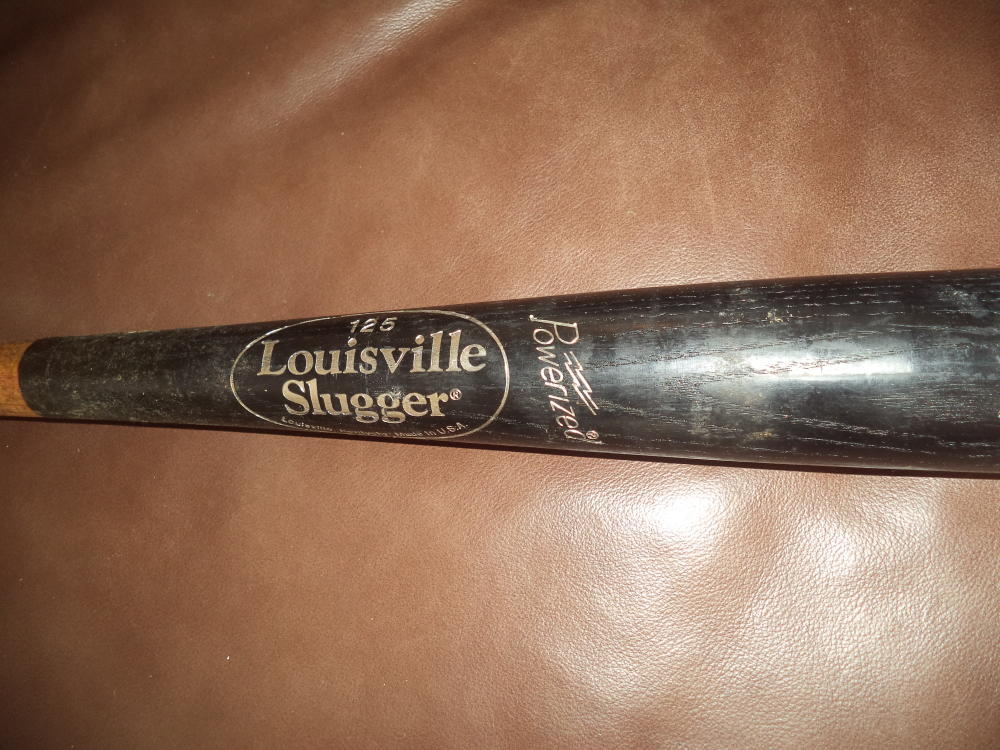ALEX ARIAS SEATTLE MARINERS GAME USED LOUISVILLE SLUGGER BAT 