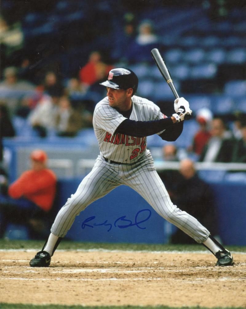 RANDY BUSH MINNESOTA TWINS   SIGNED AUTOGRAPHED 8X10 PHOTO W/ COA