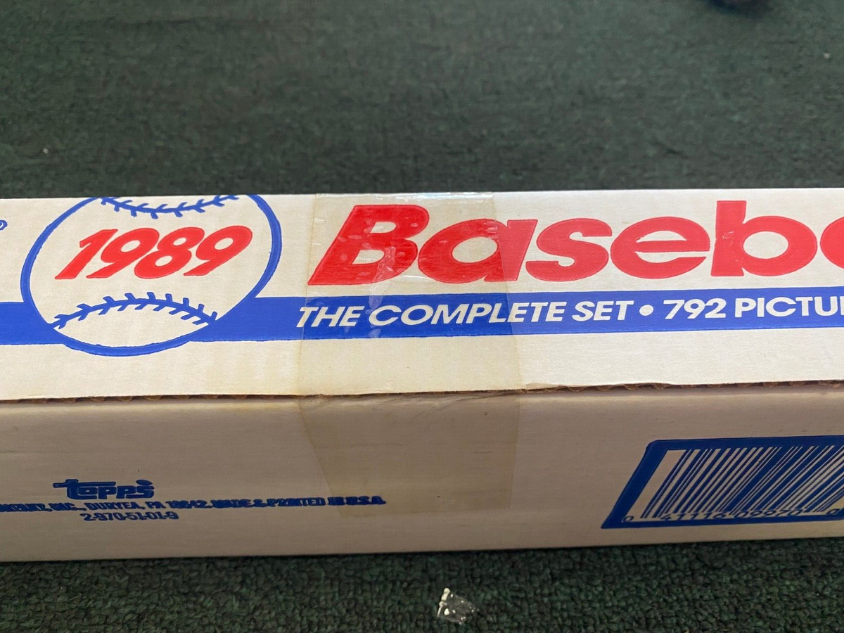 1989 TOPPS BASEBALL 792 CARDS COMPLETE SET