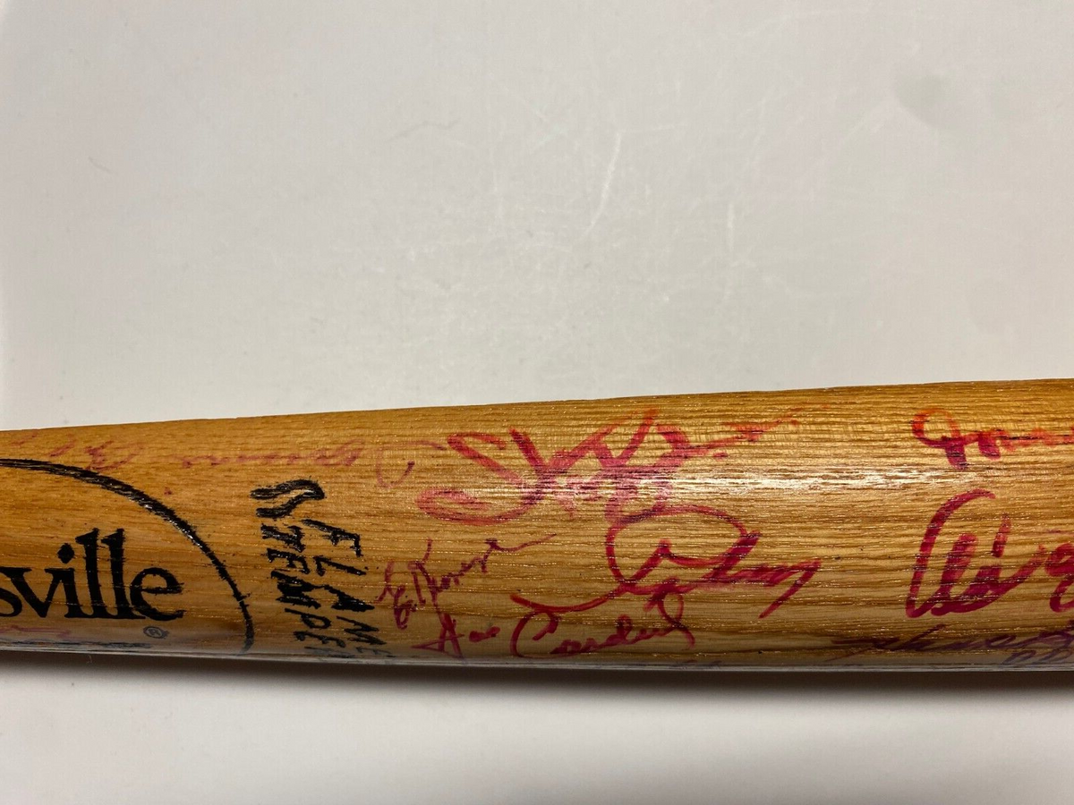 MLB GREATS MULTI SIGNED AUTOGRAPH LV SLUGGER MEMORIAL CLASSICS SPLIT BAT COA *
