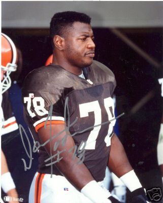 DAN FOOTMAN CLEVELAND BROWNS SIGNED 8X10 PHOTO W/COA