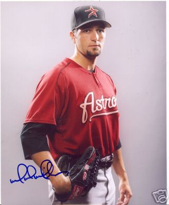 MARK MCLEMORE HOUSTON ASTROS SIGNED 8X10 PHOTO W/COA