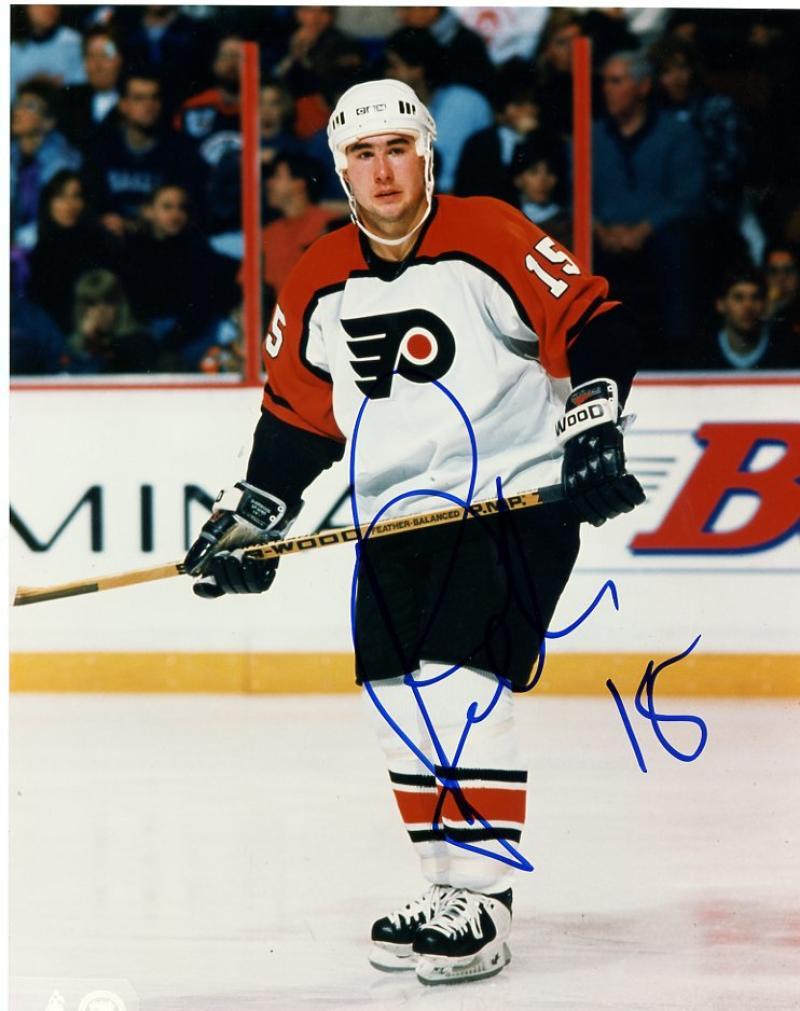 PAT FALLOON PHILADELPHIA FLYERS SIGNED AUTOGRAPHED 8X10 PHOTO W/COA