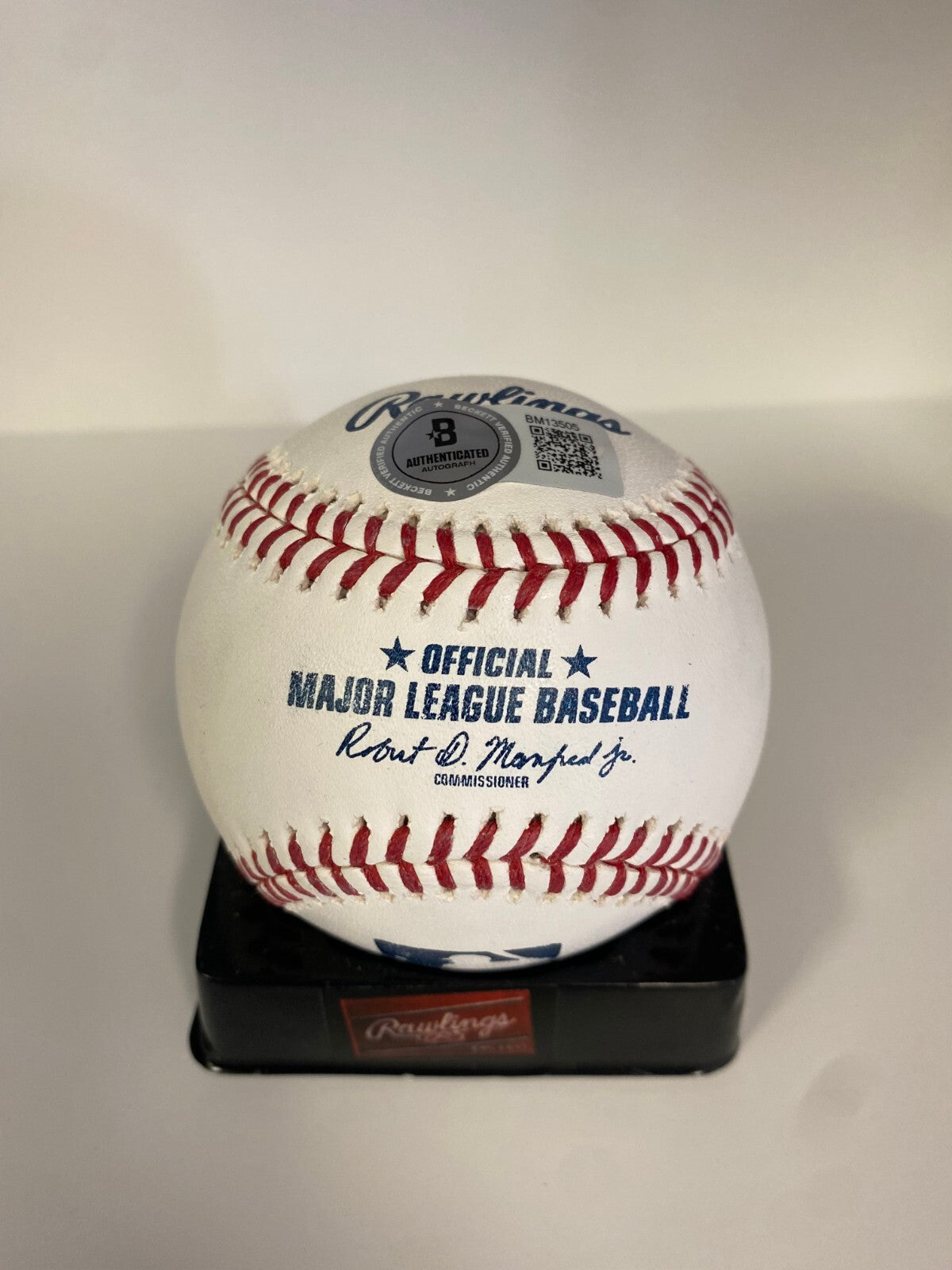 MIGUEL BLEIS BOSTON RED SOX SIGNED AUTOGRAPHED M.L. BASEBALL BECKETT C