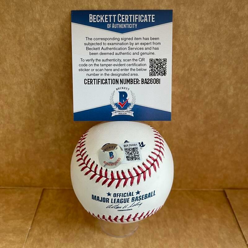 JAMESON TAILLON NEW YORK YANKEES SIGNED AUTOGRAPHED M.L. BASEBALL BAS BA26081