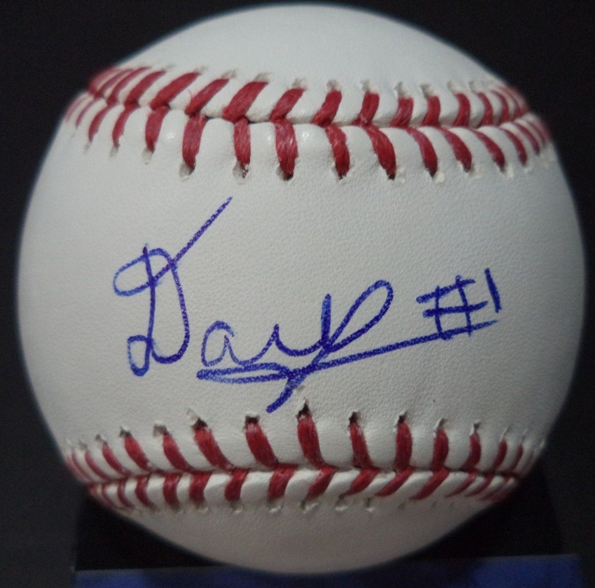 DANIEL CARBONELL GIANTS SIGNED M.L. BASEBALL "ROOKIE GRAPH"  PSA/DNA COA #R26808