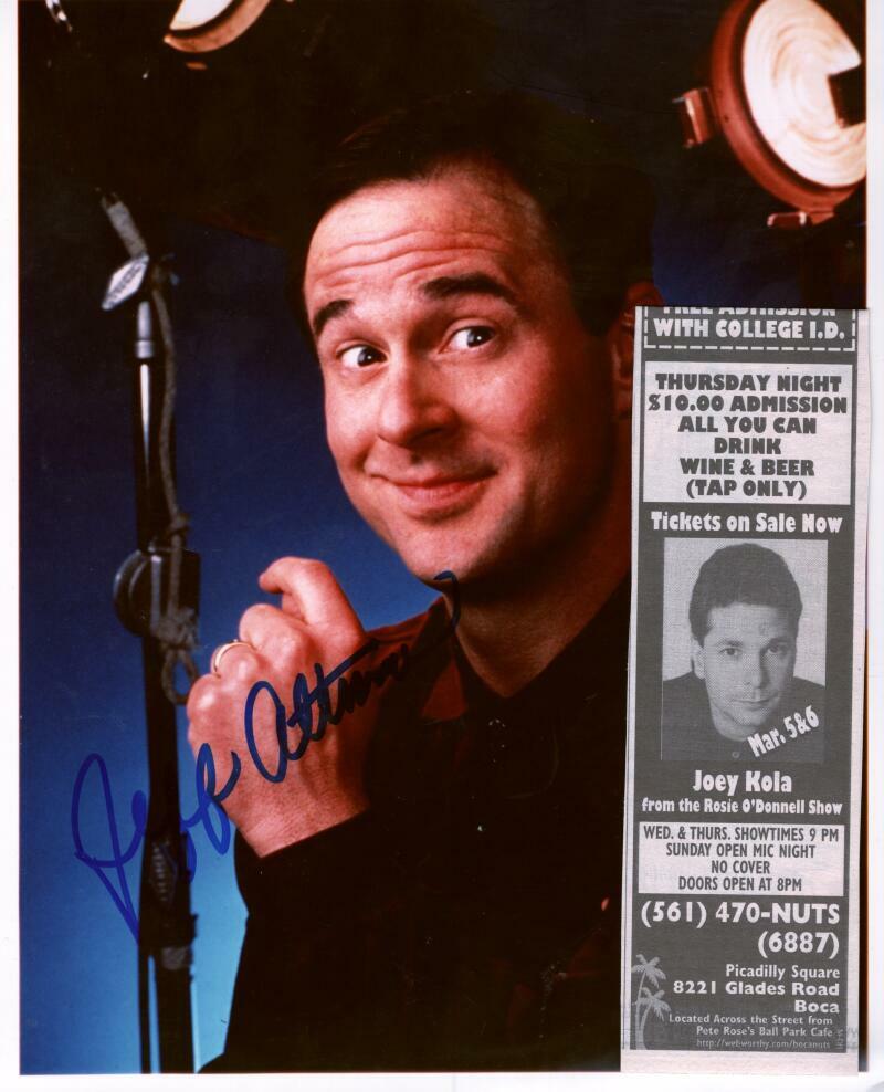 JOEY KOLA COMEDIAN SIGNED AUTOGRAPHED 8X10 PHOTO W/ COA